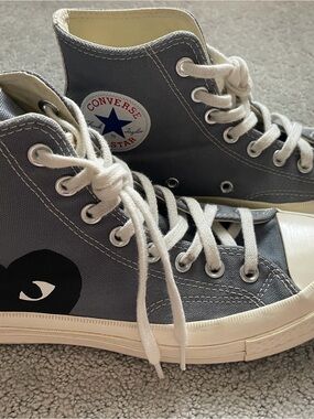 Converse Chuck Taylor All-Star 70s Hi Ox Comme des Garcons play gray M7/W9